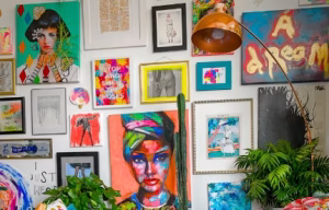 Boost development with an art wall